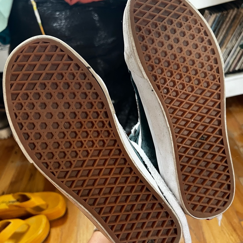 Green Suede Vans - Picture 3 of 3